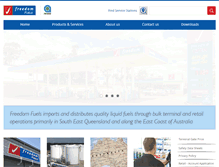 Tablet Screenshot of freedomfuels.com.au